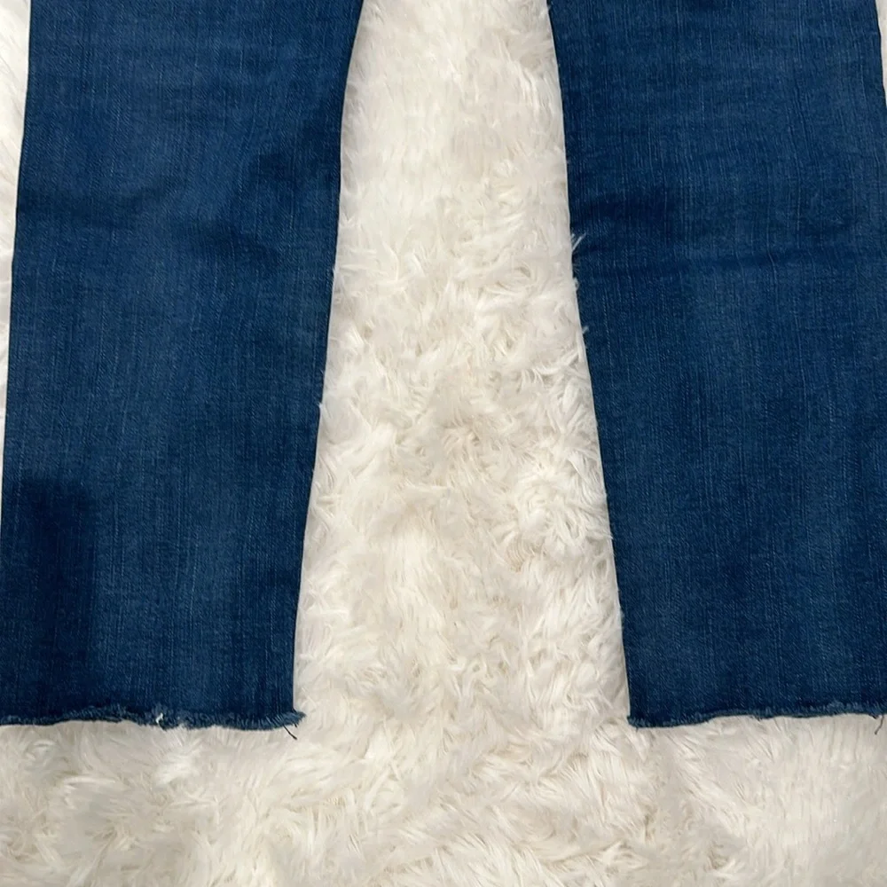 A GOLDIE CROPPED SKINNY JEAN! soooo cute dark wash size 26 9.5 inch front rise‎ - Picture 4 of 5